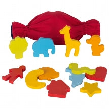 Goki Shapes In A Cotton Bag