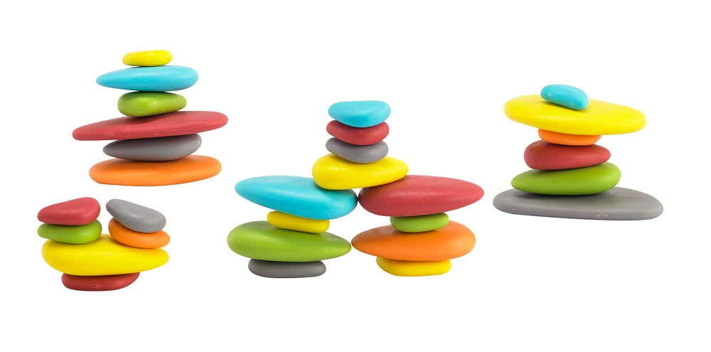 EDX Education Fun Play Rainbow Pebbles