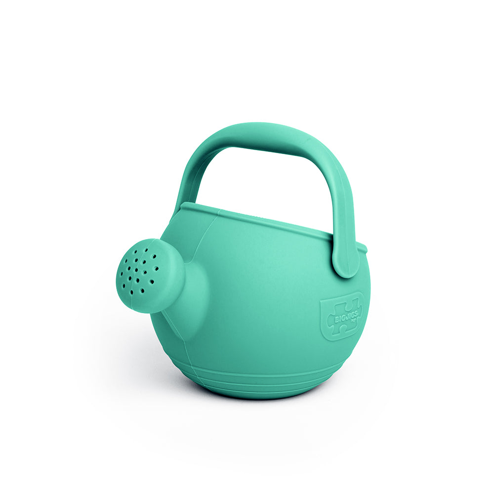 BigJigs Eggshell Green Silicone Watering Can