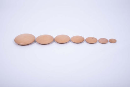 TickiT Natural Wooden Buttons