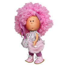 Nines D'Onil Little Mia Curly Pink Hair