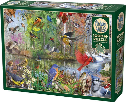 Cobble Hill Puzzles 1000 Pieces Birds of the Season