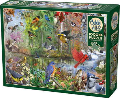 Cobble Hill Puzzles 1000 Pieces Birds of the Season