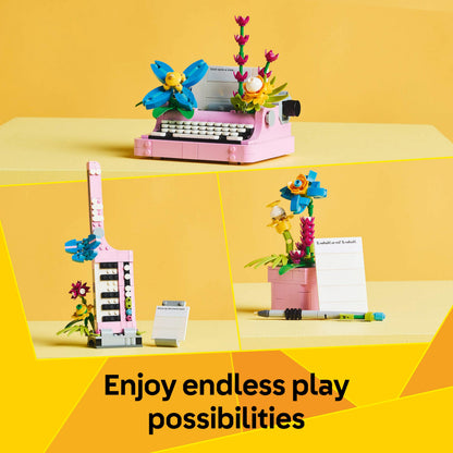 Lego Creator 31169 Typewriter with Flowers