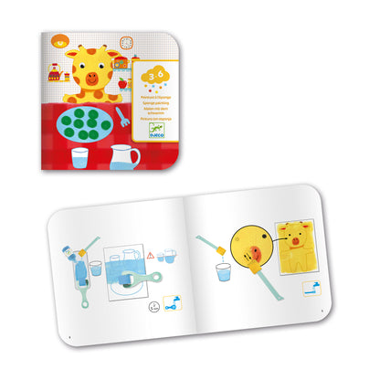 Djeco Sponge Painting Cuddly Toy Adventures