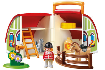 Playmobil 1.2.3 70180 My Take Along Farm