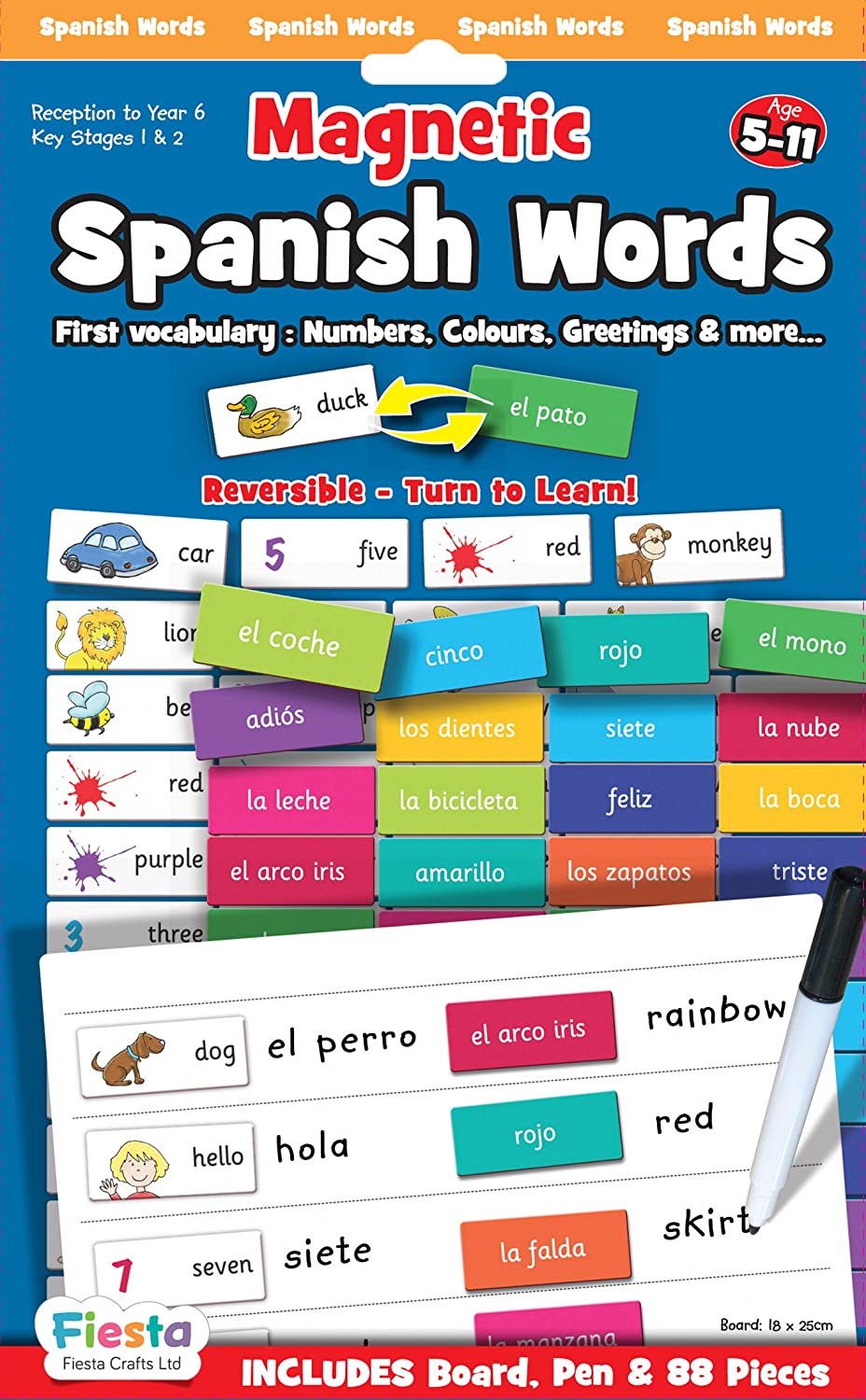 Fiesta Crafts Spanish Words