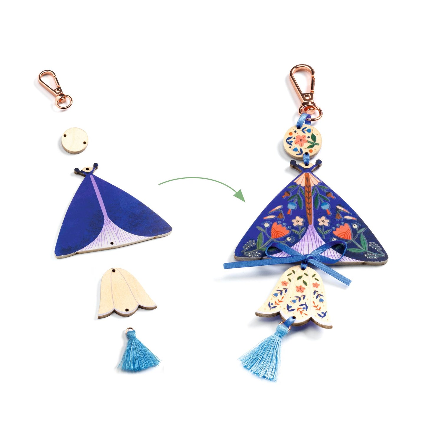 Djeco DIY Bag Charms To Create Butterflies