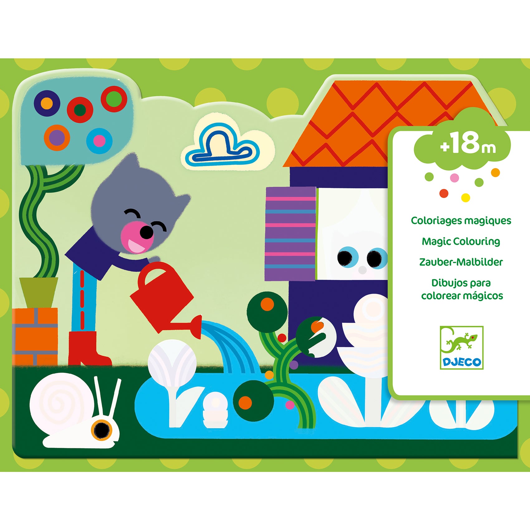 Djeco Magic Colouring Hidden In The Garden