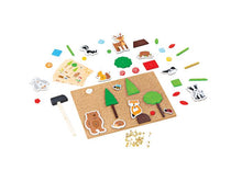 BigJigs Deluxe Pin-a-Shape - Woodland