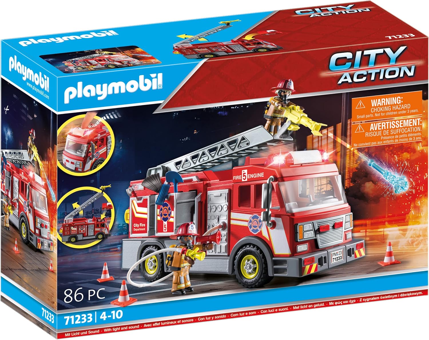 Playmobil 71233 City Action Rescue Fire Truck