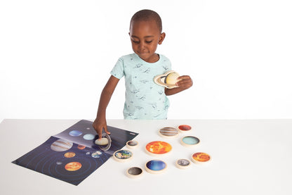 Tickit Wooden Solar System Discs