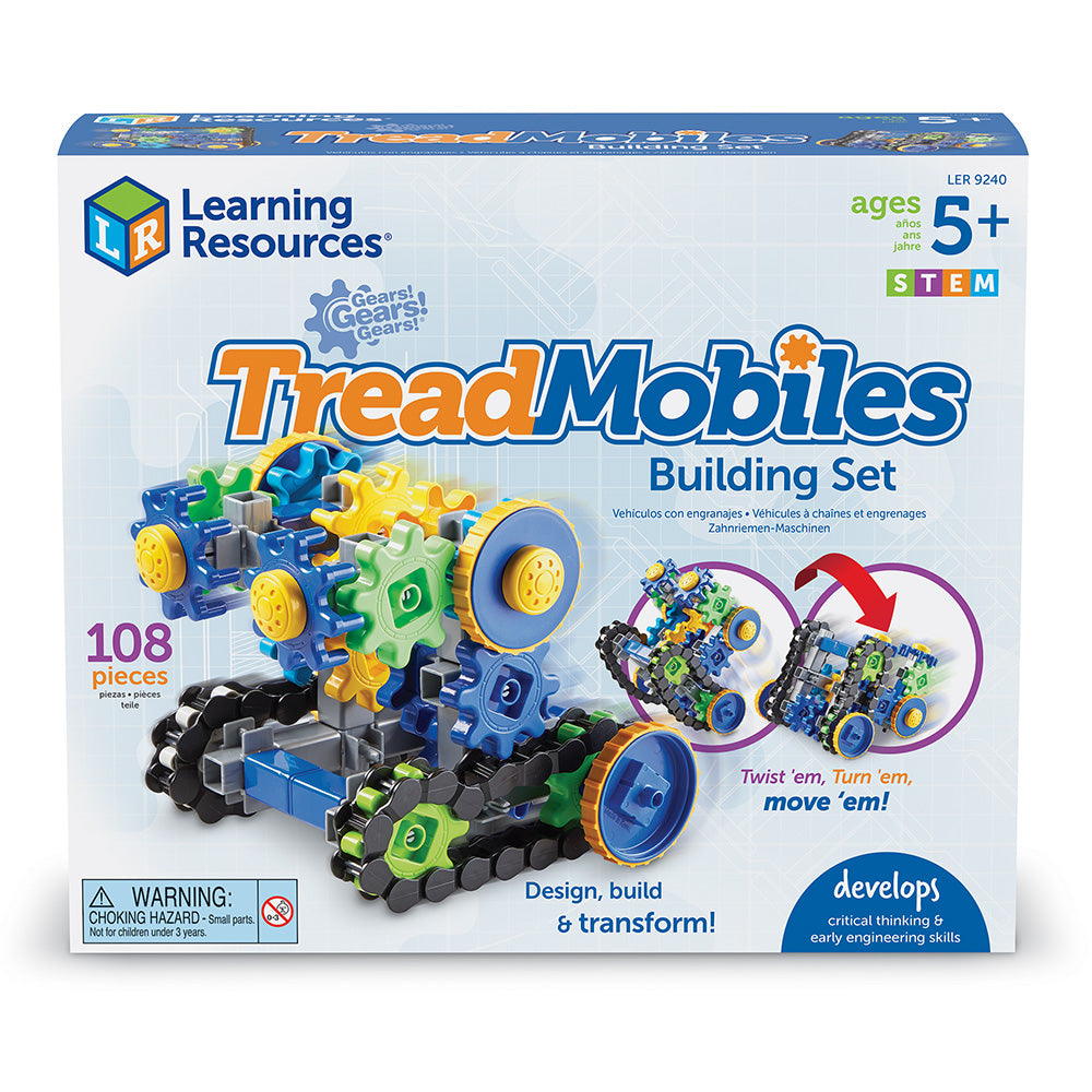 Learning Resources Gears! Gears! Gears!® Treadmobiles Building set