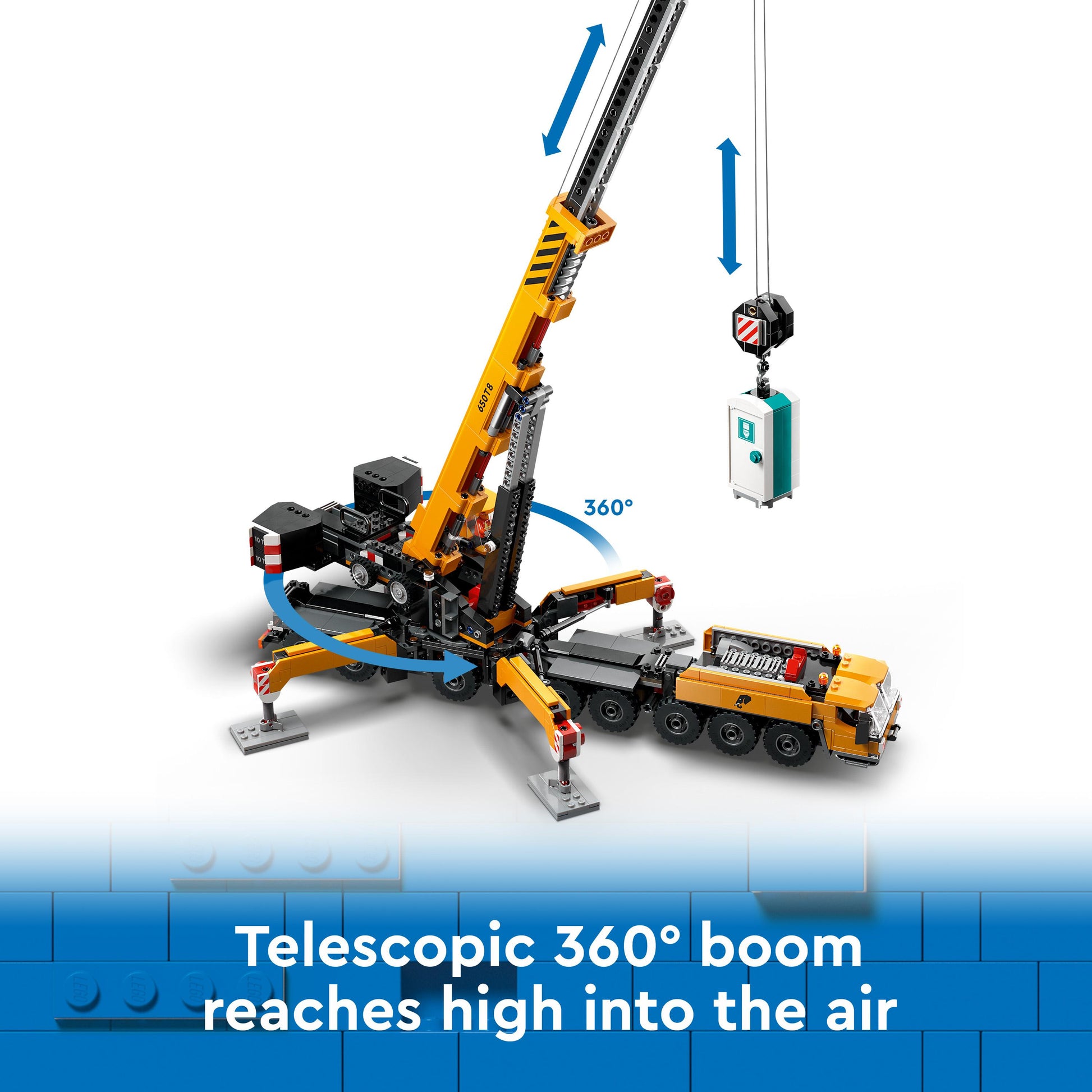 Lego City 60409 Yellow Mobile Construction Crane