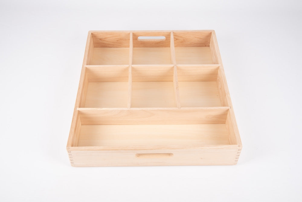 TickiT Wooden Sorting Tray - 7 Way