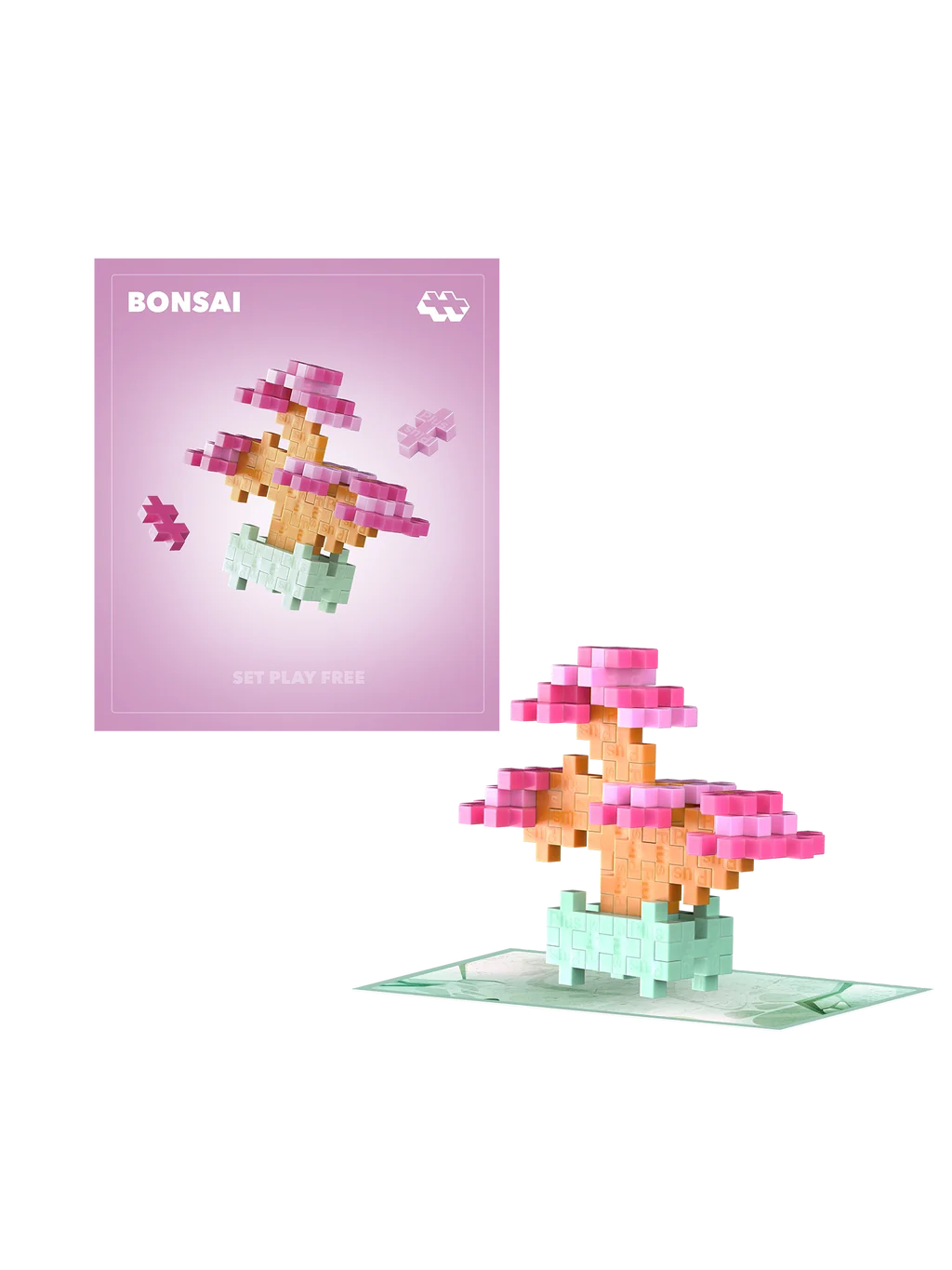 Plus Plus Pink Bonsai
