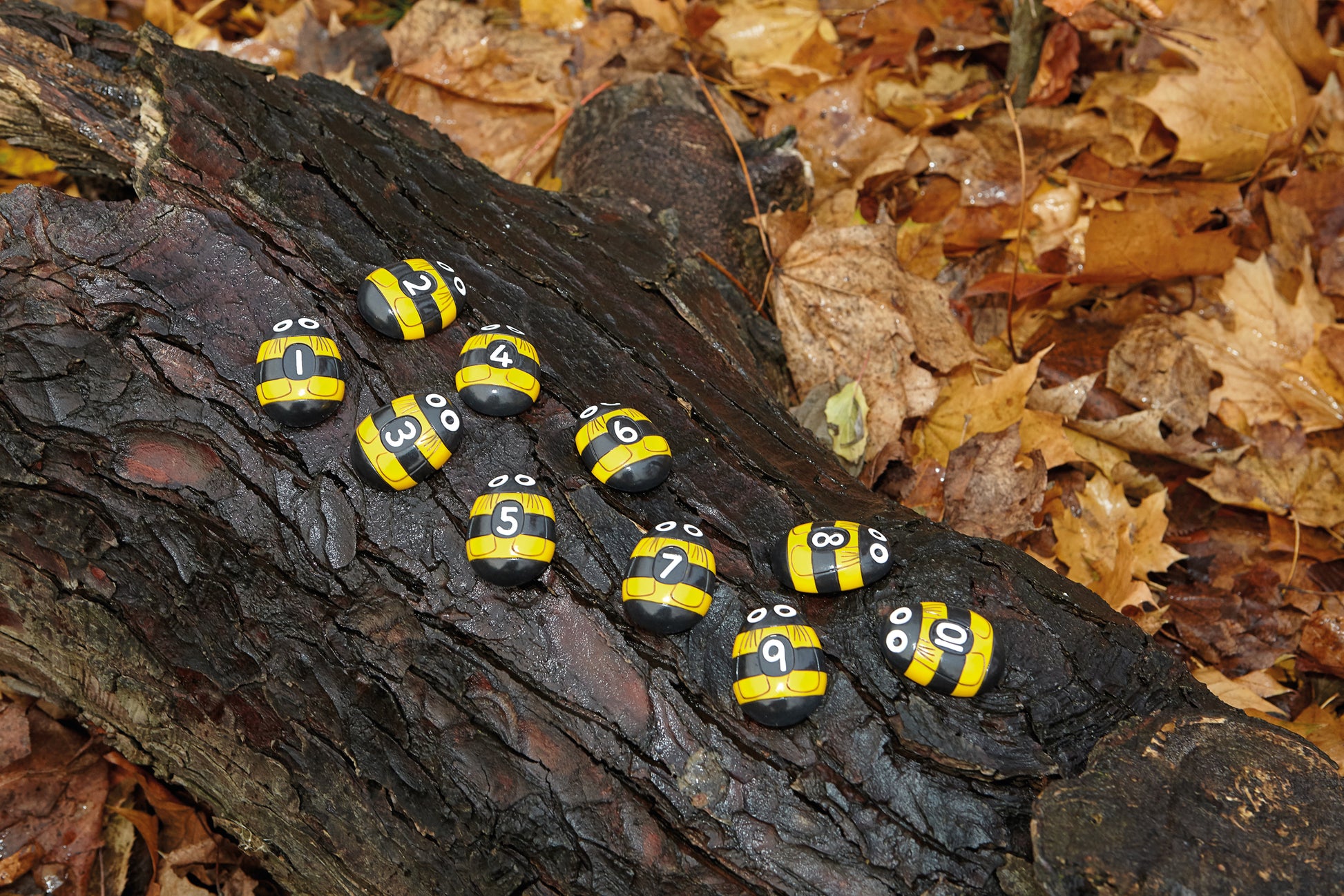 Yellow Door Honey Bee Number Stones