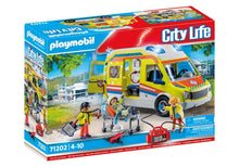 Playmobil 71202 City Life Ambulance With Lights And Sound