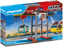 Playmobil 70770 Cargo Crane with Container