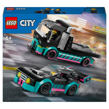 Lego City 60406 Race Car and Car Carrier Truck