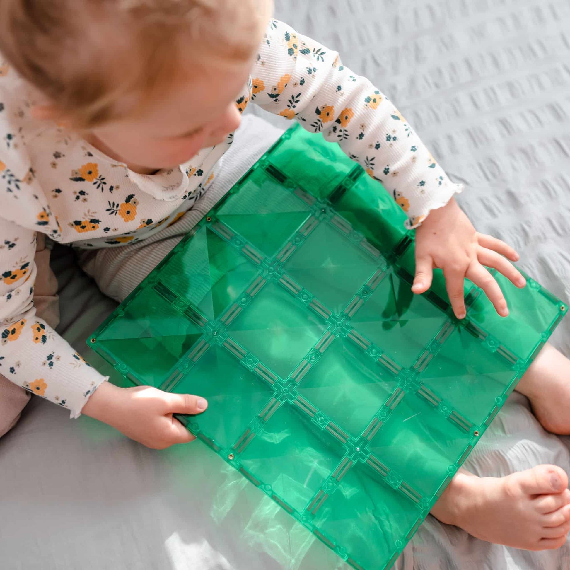 Connetix Tiles Rainbow 2 Piece Base Plate Pack