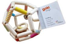 Goki Touch Ring Elastic Ball, Striped