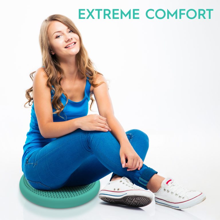 Bouncyband Wiggle Seat Big Sensory Cushion Green