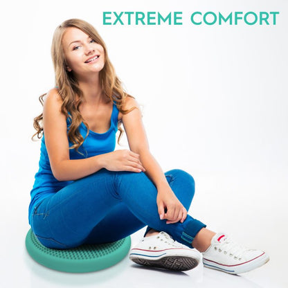 Bouncyband Wiggle Seat Big Sensory Cushion Green