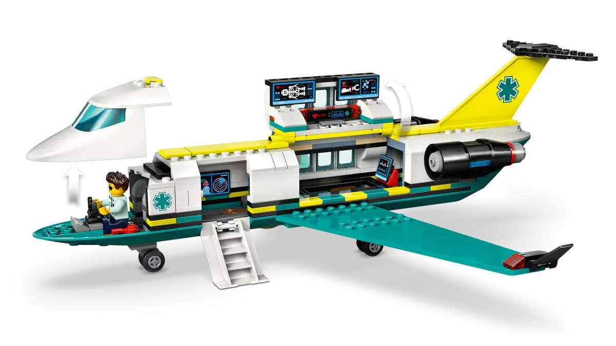 Lego City Big Vehicles 60465 Emergency Air Ambulance Airplane