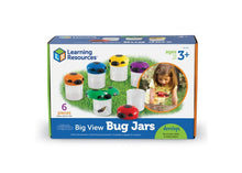 Learning Resources Primary Science® Big View Bug Jars (Set of 6)