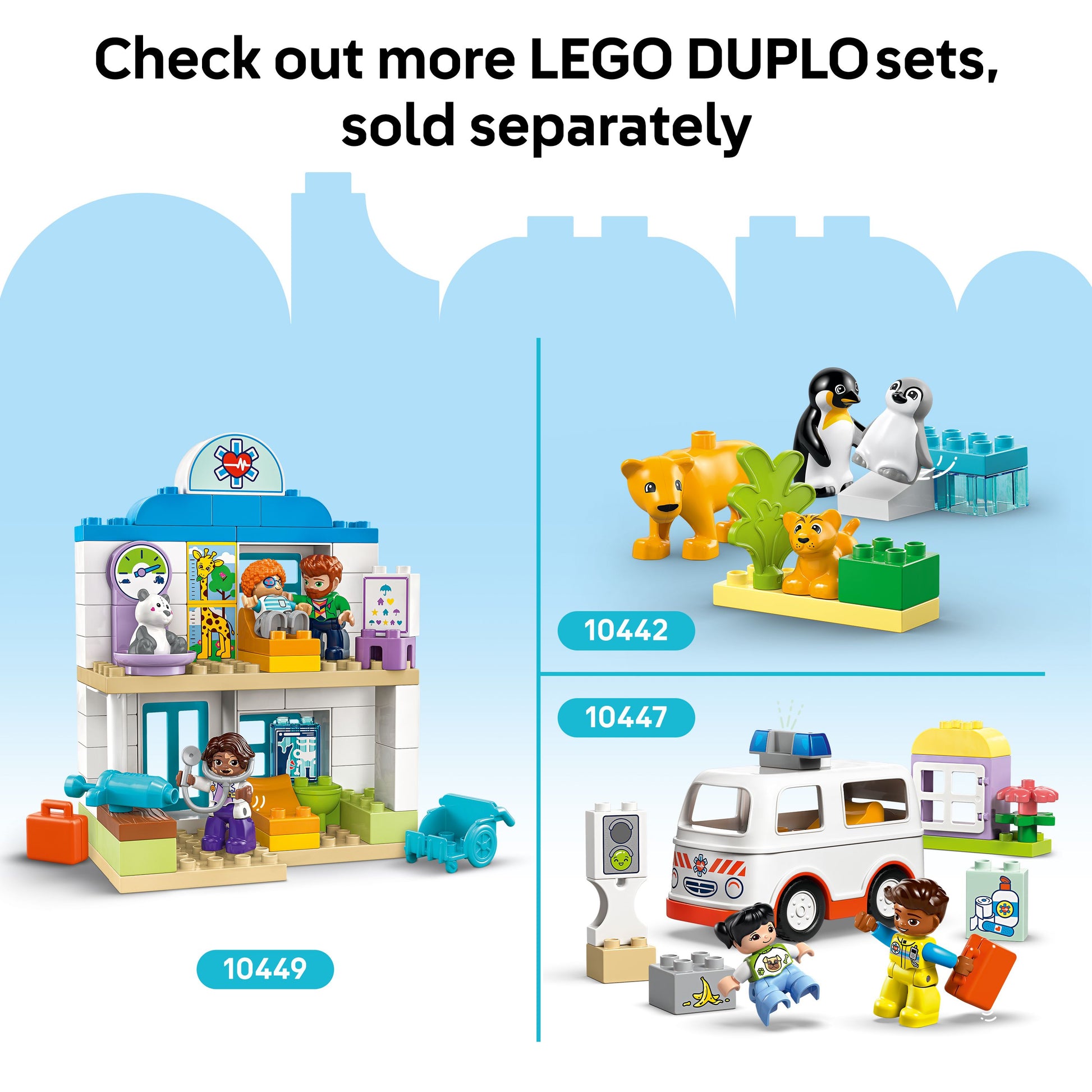 Lego DUPLO Town 10446 3in1 Wild Animal Families