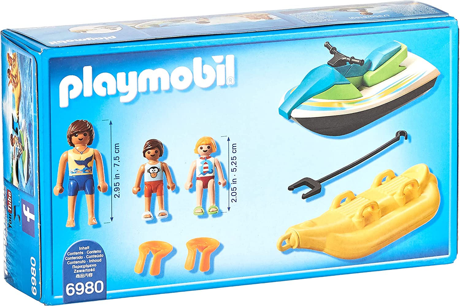Playmobil 6980 Family Fun Floating Personal Watercraft with Banana Boat