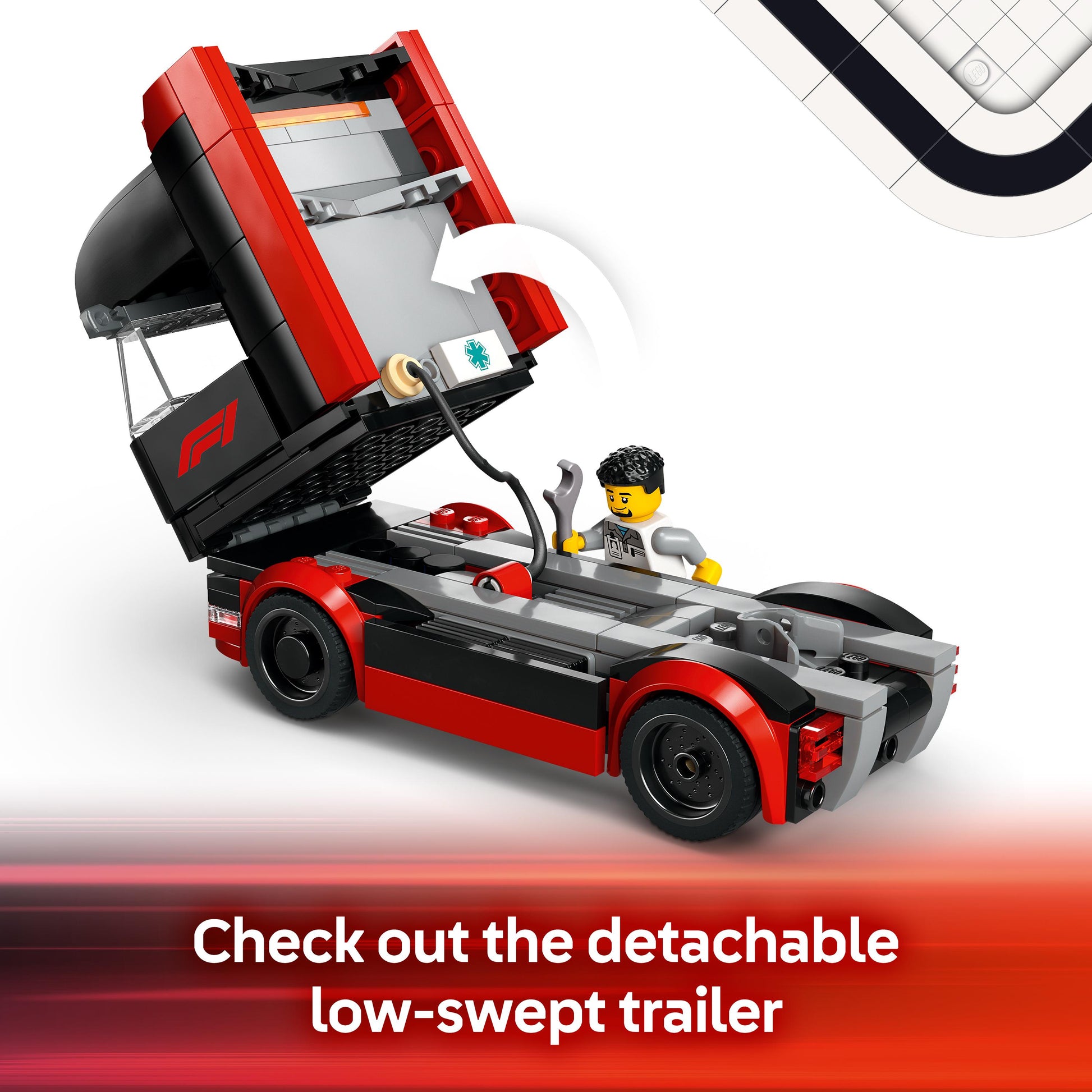 Lego City Formula 1 60445 F1® Truck with RB20 & AMR24 F1® Cars