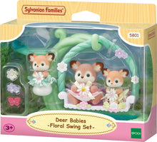 Sylvanian Families Deer Babies - Floral Swing Set