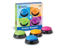 Learning Resources Answer Buzzers (Set of 4)