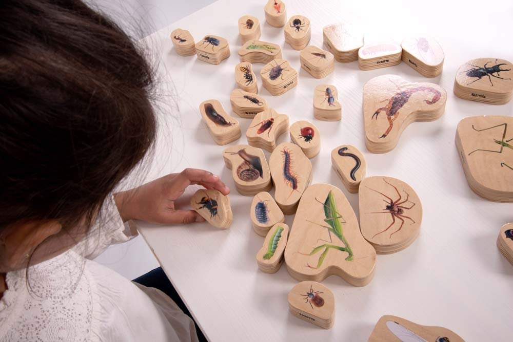 TickiT Wooden Mini Beast Blocks