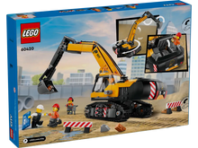 Lego City 60420 Yellow Construction Excavator