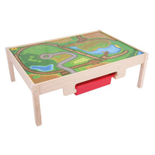 Bigjigs Rail Train Table with Drawers