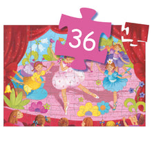 Djeco The Ballerina With The Flower - 36 Pcs Silhouette Puzzles