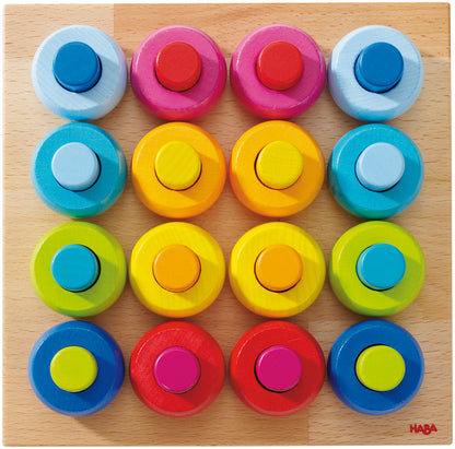 Haba Pegging Game Rainbow Whirls