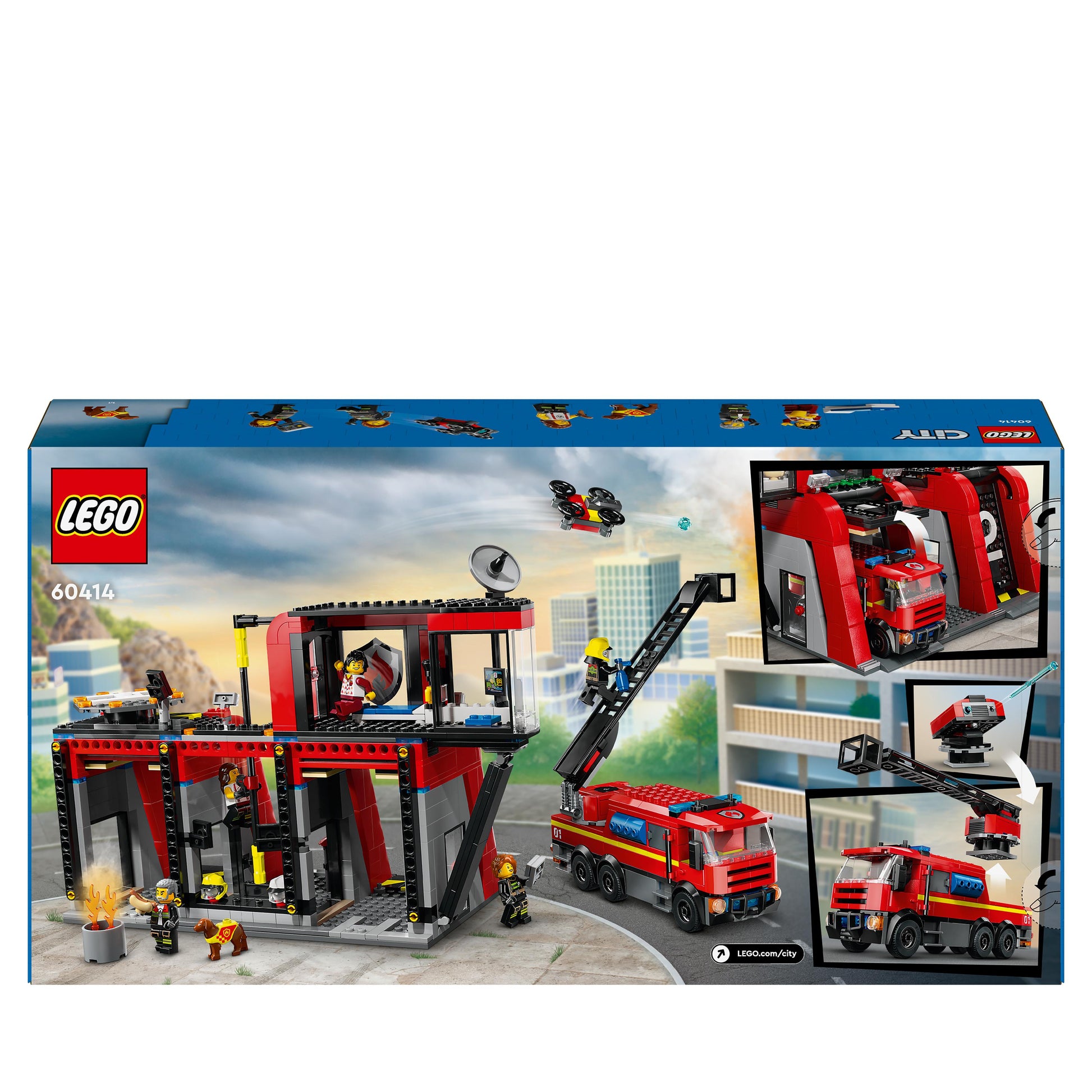 Lego City 60414 Fire Station with Fire Truck