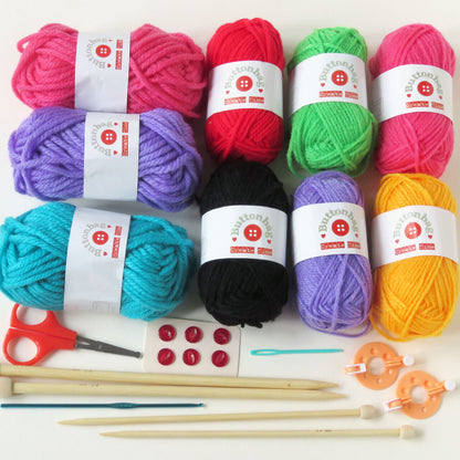 Buttonbag Bumper Knitting & Crochet Kit