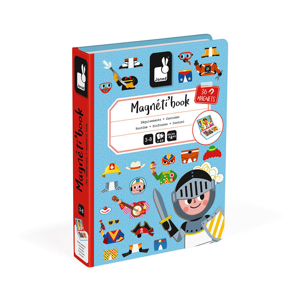 Janod Boy's Costumes Magneti'book