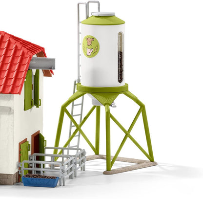 Schleich Feed silo with animals