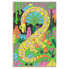 Djeco Colouring On Wood Dino World