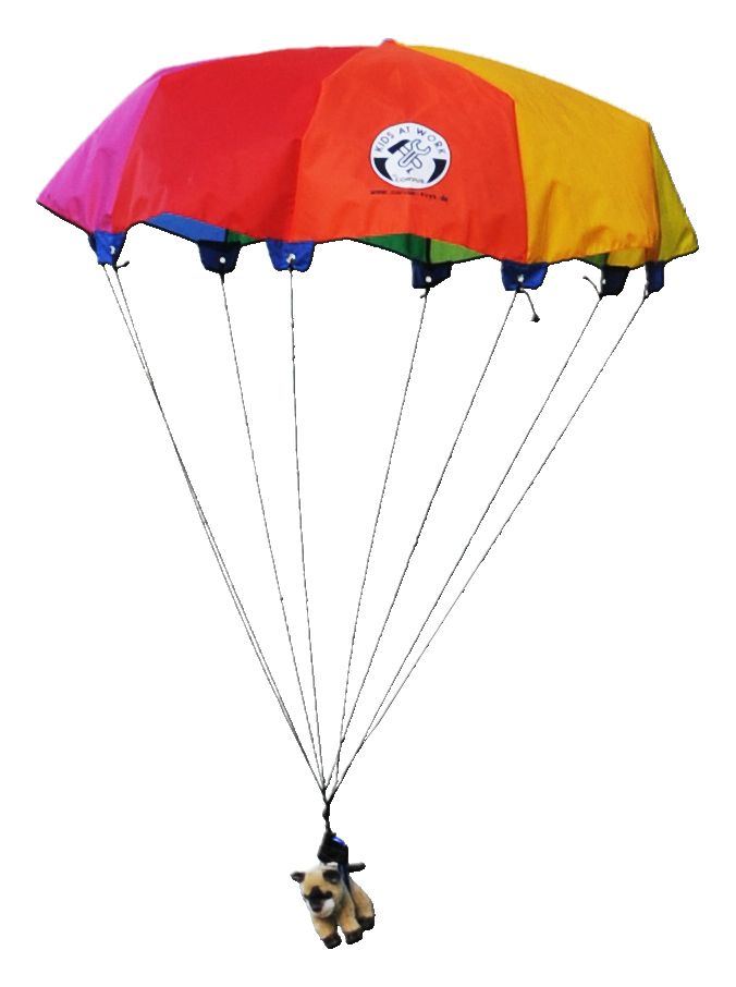 Kids At Work Parachute Colored 85 Cm
