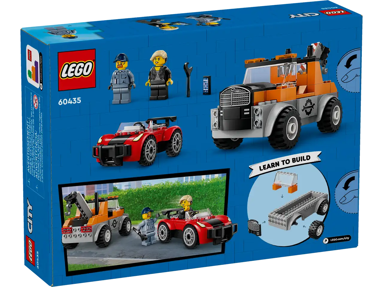Lego City Great Vehicles 60435 Tow Truck and Sports Car Repair