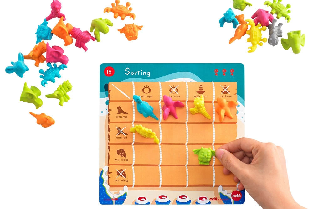 EDX Education Monster Counters Activity Set