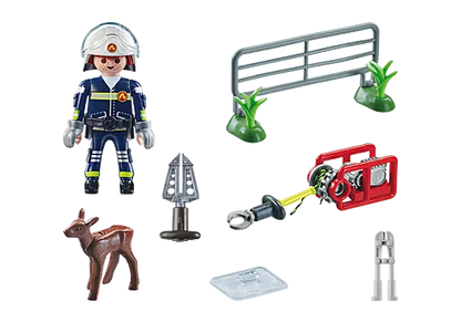 Playmobil 71467 Action Heroes: Firefighting Mission: Animal Rescue