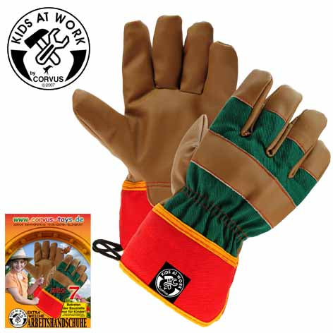 Kids At Work Work Gloves Aged 6-7